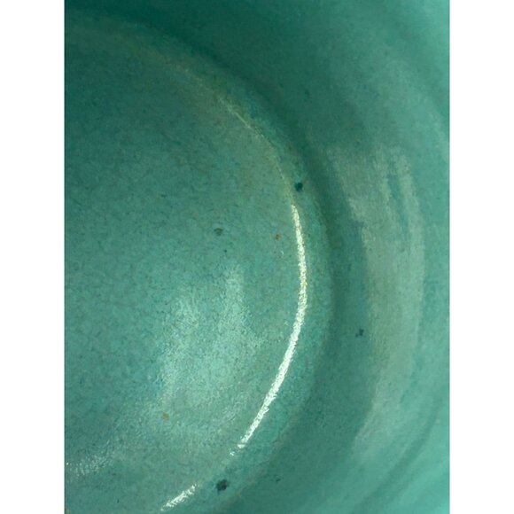 Art Pottery Mug Planter Vase Always Azul Villa Grove Purple Teal Tankard 6.5" - Picture 9 of 16